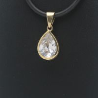 Solitär Anhänger 750 Gold 18 Kt Gelbgold Zirkonia juweliero.de Innenstadt - Köln Altstadt Vorschau