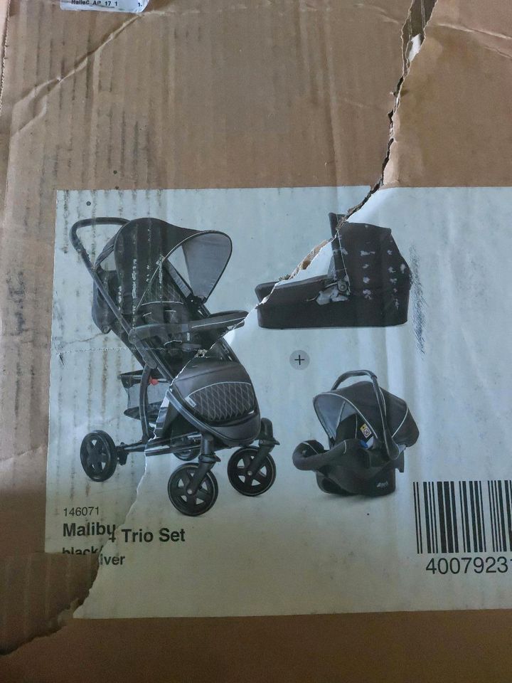Hauk Kinderwagen mit Babyschale in Hövelhof