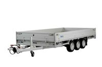 Pritschenanhänger ALU 3500 kg gebremst Tridem   405x203x30cm Bayern - Augsburg Vorschau