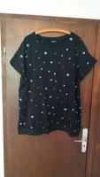 bpc bonprix collection, T-Shirt, schwarz, Druck Sterne, Gr.56/58 Hessen - Bad Arolsen Vorschau