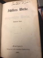 Schiller Ausgabe von. 1867 derCotta‘schen Buchhandlng Dortmund - Hombruch Vorschau