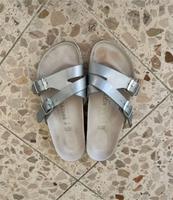 Birkenstock • Silber Riemen • Größe 37 Nordrhein-Westfalen - Leverkusen Vorschau