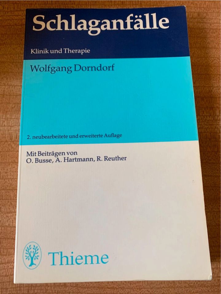 Buch Schlaganfälle und Therapie Thieme Verlag in Wertheim