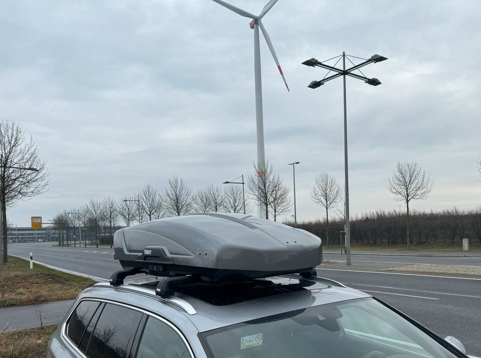 Thule Dachbox Motion XT XL L leihen mieten Jetbag Ski  Urlaub in Dresden