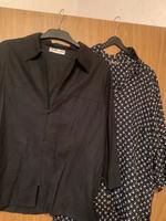 Set : 2 Blusen /1 gemusterte schwarz-beige Street one + schwarz Baden-Württemberg - Waibstadt Vorschau