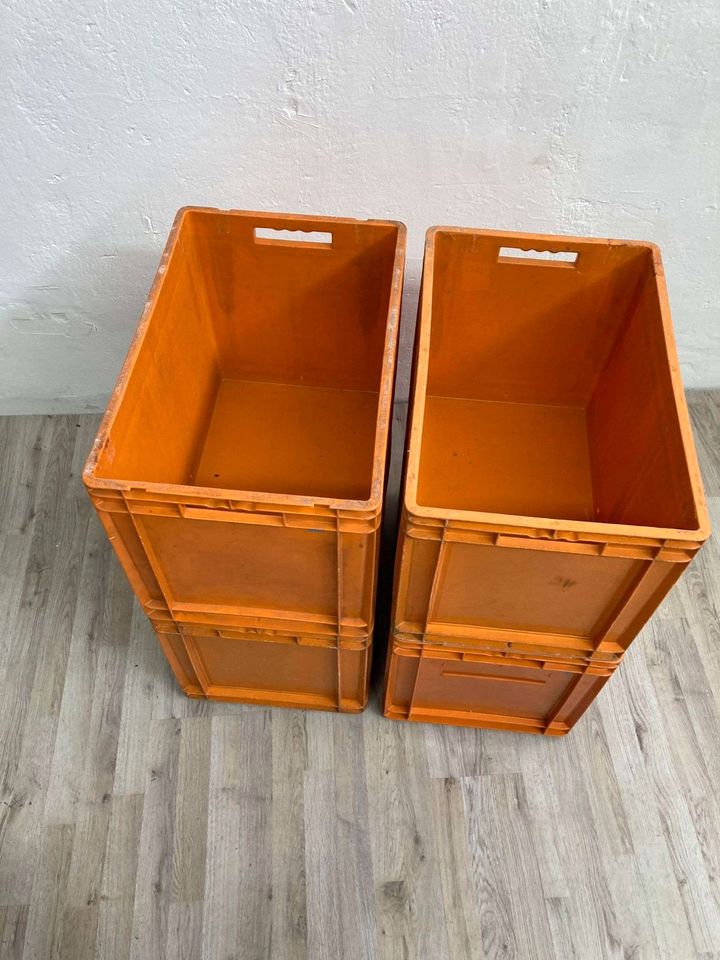 Kiste EF 6420 orange SSI Schäfer gebraucht Box Kasten Lagerkiste in Burbach