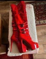 Overknee Stiefel von Blingqueen Rot in 42 Niedersachsen - Vienenburg Vorschau