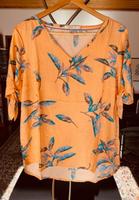 Shirt Blusenshirt CECIL Knotendetail Hawai Print peach 38 40 NEU Bayern - Amberg Vorschau