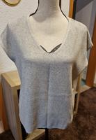 Pullover/Weste angeschnittener Arm in beige meliert Gr.S von Only Sachsen - Riesa Vorschau