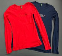 2er Set Bundle Benetton Damen Langarmshirts Shirts Jersey Gr. M Hessen - Büttelborn Vorschau