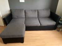 schönes Sofa in schwarz/grau Niedersachsen - Verden Vorschau