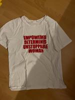 Mango t Shirt weiß S empowerment women determined druck statement Hessen - Mühlheim am Main Vorschau