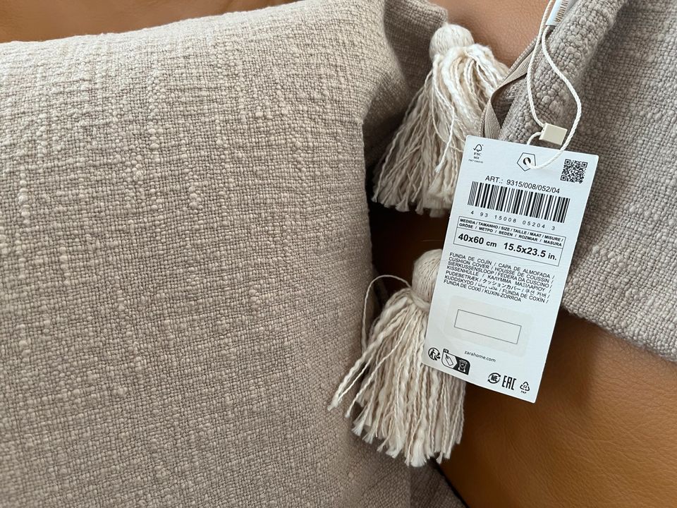 Zara Home Kissenbezug Leinen Neu in Düsseldorf