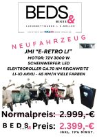 Elektroroller JMI Retro LI zum Sonderpreis bei Beds&Bikes NEU Berlin - Wilmersdorf Vorschau