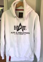 Weißer Alpha Industries Kaputzenpullover S Niedersachsen - Lüneburg Vorschau