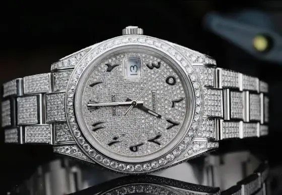 Rolex Datejust 41mm iced-out Arabic in Berlin