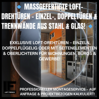 Drehtüren – Einzel-, Doppeltüren & Trennwände aus Stahl & Glas! Hamburg-Mitte - Hamburg Rothenburgsort Vorschau