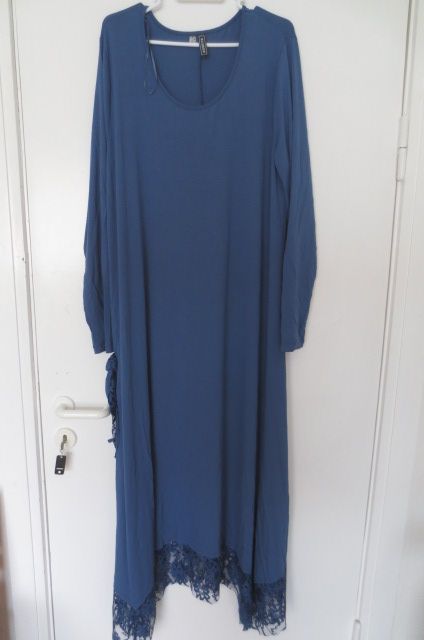 blau Bonbrix bpc Kleid mit Tasche und Spitze Maxikleid in Jarplund-Weding