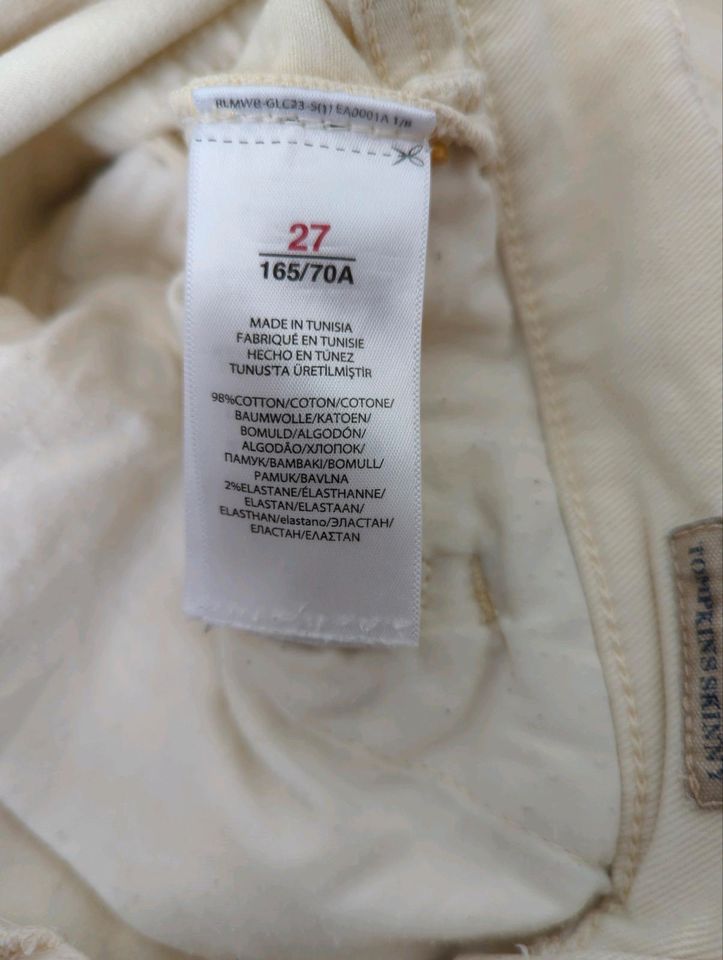 Polo Ralph Lauren Jeans Tomkins Skinny Creme Gr 27/30 w Neu in Lilienthal