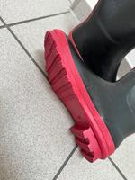 Gummistiefel Gr. 40 schwarz rot Bayern - Kaufering Vorschau