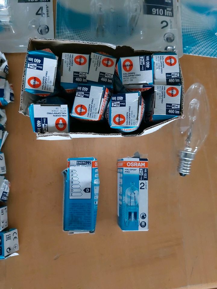 Osram Halogenlampen neu, E14, GU4, G9, R7s, GY6 uvm. in Igensdorf