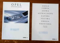 Prospekt Opel Astra Zafira Omega Vectra Corsa Speedster A B 2000 Hannover - Kirchrode-Bemerode-Wülferode Vorschau