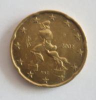 Italien  2002  20 Cent  Linker Klotz unterk. Material überschuß Niedersachsen - Garrel Vorschau