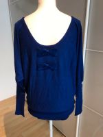 Longpullover Shirt blau Rückenausschnitt mit Schleifen Gr s/m Schleswig-Holstein - Selent Vorschau