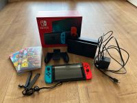 Nintendo Switch + Controller + 5 Spiele Bayern - Pöttmes Vorschau