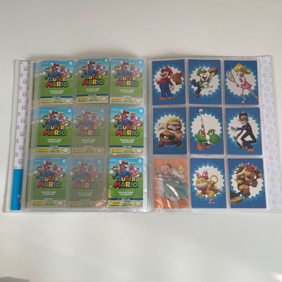 Panini Super Mario Trading Card Album inkl 142 Karten + 1 Limited in Aalen