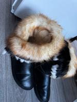 Damen Winterstiefel schwarz Kunstfell Gr. 39 Thüringen - Uder Vorschau
