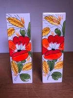 2 BASSANO Italy Vase Paar Handbemalt Mohn Blumen Eckig Shiavon Altona - Hamburg Bahrenfeld Vorschau