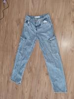 Bershka Cargo Baggy Jeans Taschen Gr 34 XS 24 Berlin - Neukölln Vorschau