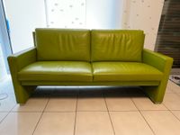 Leolux - Sofa - 2,5-Sitzer - Leder - apfelgrün - ca. 180 cm Hessen - Bad Vilbel Vorschau