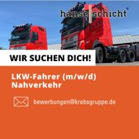 LKW-Fahrer (m/w/d), Nahverkehr Hamburg-Mitte - Hamburg Wilhelmsburg Vorschau