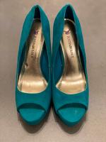 NEU! Türkise Plateau Peeptoes von Justfab Kr. München - Planegg Vorschau