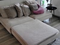 SÖDERHAMN SOFA in Beige mit Wechselbezügen im Schwarz Düsseldorf - Garath Vorschau