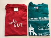 2x T-Shirts Baumwolle grün und rot Sportshirts Gr.128 Niedersachsen - Nordhorn Vorschau