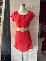 Sommerkleid Kleid 36/S rot Leinen Hessen - Bebra Vorschau