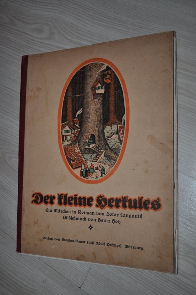 Altes Buch Kinderbuch,Märchen,Reime,Bilder,Der kleine Herkules in Bochum