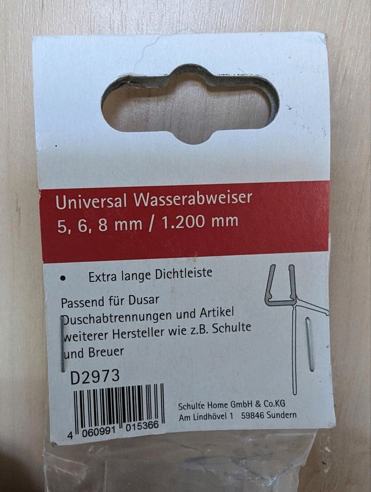 Universal Wasserabweiser 5, 6, 8mm/ 1.200mm in Bad Krozingen