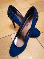 High Heels Catwalk blau Größe 37 Bayern - Bissingen Vorschau