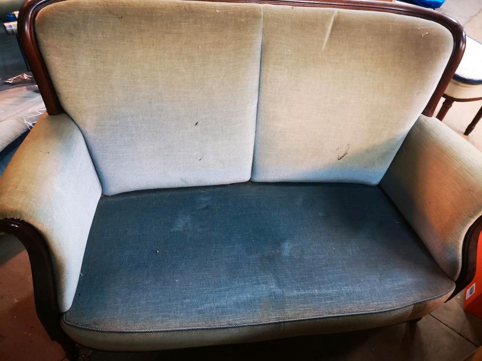 Mohair Antik Sessel Sofa Vintage in Düsseldorf