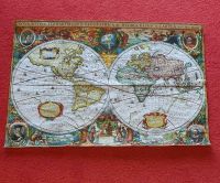Weltkarte historisch auf Leinwand Vintage Sachsen - Torgau Vorschau