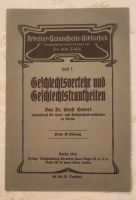 Geschlechtsverkehr und Geschlechtskrankheiten Heft von 1912 Sachsen-Anhalt - Möser Vorschau