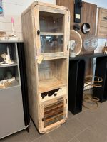 Hochschrank Vitrine Mango massiv Holz Shabby Nordrhein-Westfalen - Blomberg Vorschau