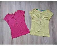 Kleiderpaket 2x Damen Shirt Multiblu gelb pink Gr. M Niedersachsen - Buxtehude Vorschau