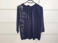 Orsay Bluse M L 40 dunkelblau Ranken Pullover Oberteil Frau Niedersachsen - Drochtersen Vorschau