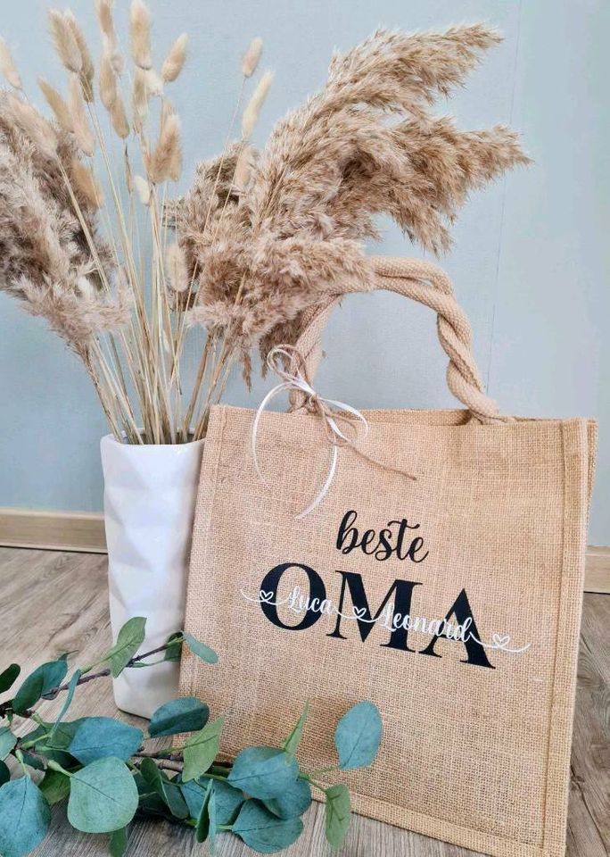 Jute Tasche OMA personalisiert/Geschenk in Harsleben