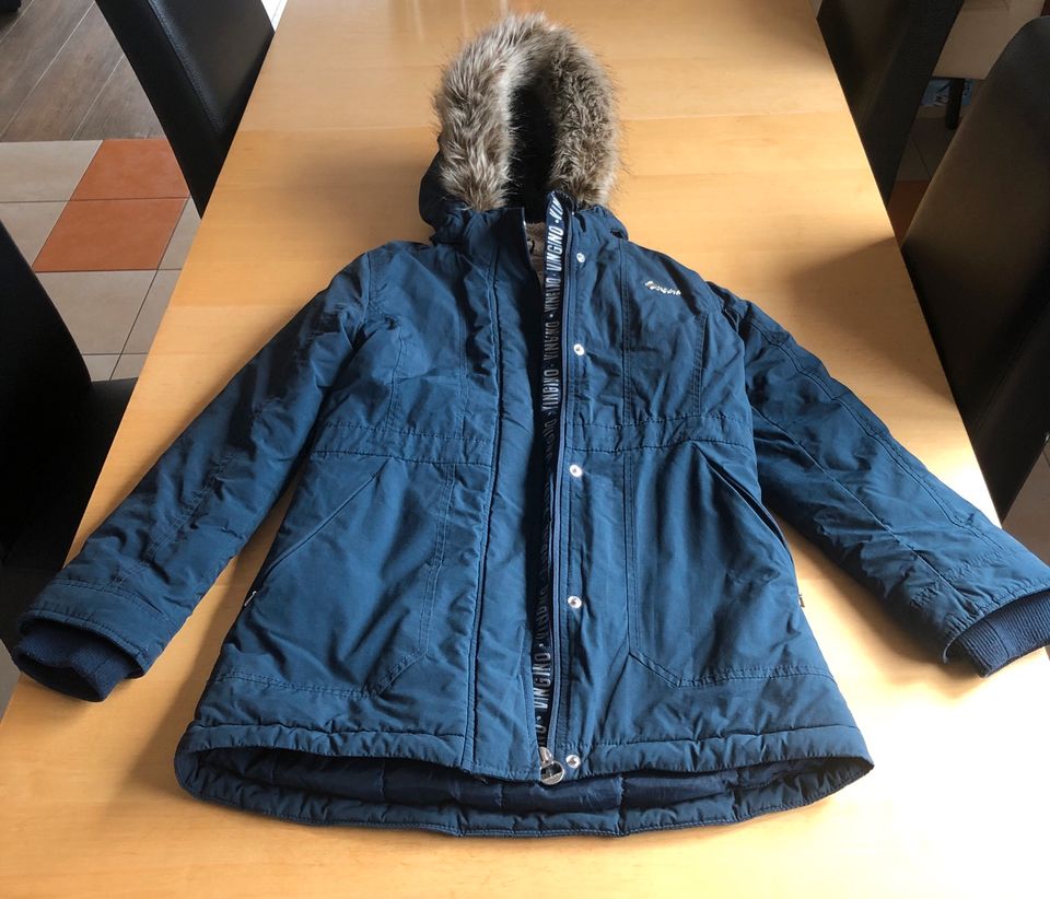 Vingino Winterjacke Winterparka, wie neu, Gr. 146 152, dunkelblau in Bannewitz